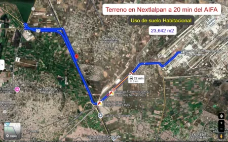 Terreno en Venta con uso de suelo Habitacional en Nextlalpan