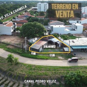 Terreno  en venta, esquina pedro velez