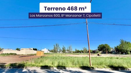Terreno Venta, 468m2, Los Manzanos 600, Cipolletti | Buscainmueble Foto 1 de 3