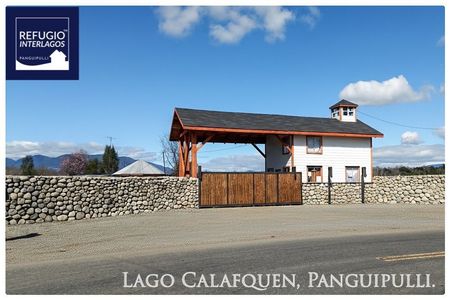 Terrenos a 10 mins de Panguipulli crédito directo escritura con definitiva al pagar el pie          