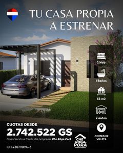  🏡Tu Casa Propia en Villeta, a Estrenar