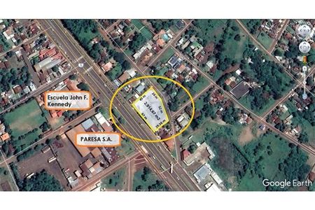 Vendo 4 lotes juntos en barrio Kennedy, sobre ruta 1: superficie de 2914 m2.