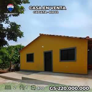 VENDO CASA EN CAPIATÁ