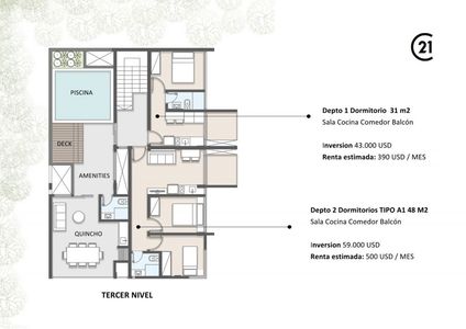 VENDO DEPARTAMENTO EN EN FERNANDO DE LA MORA ZONA NORTE