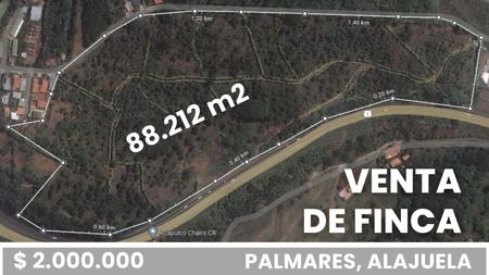 Venta de Lote en Palmares de Alajuela. RAH 26-117