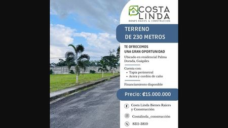 Venta de Lotes y Terrenos en Guápiles - Pococí
