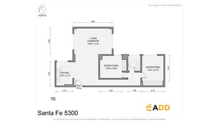 Venta departamento 3 ambientes totalmente renovado en Palermo Hollywood Foto 5 de 28