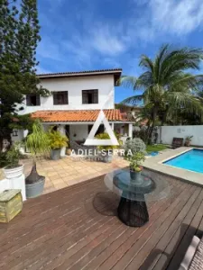 Vilas do Atlântico | Casa 5/4 | 370m² | Piscina | Gourmet | Sauna | Academia | Total infraestrutura